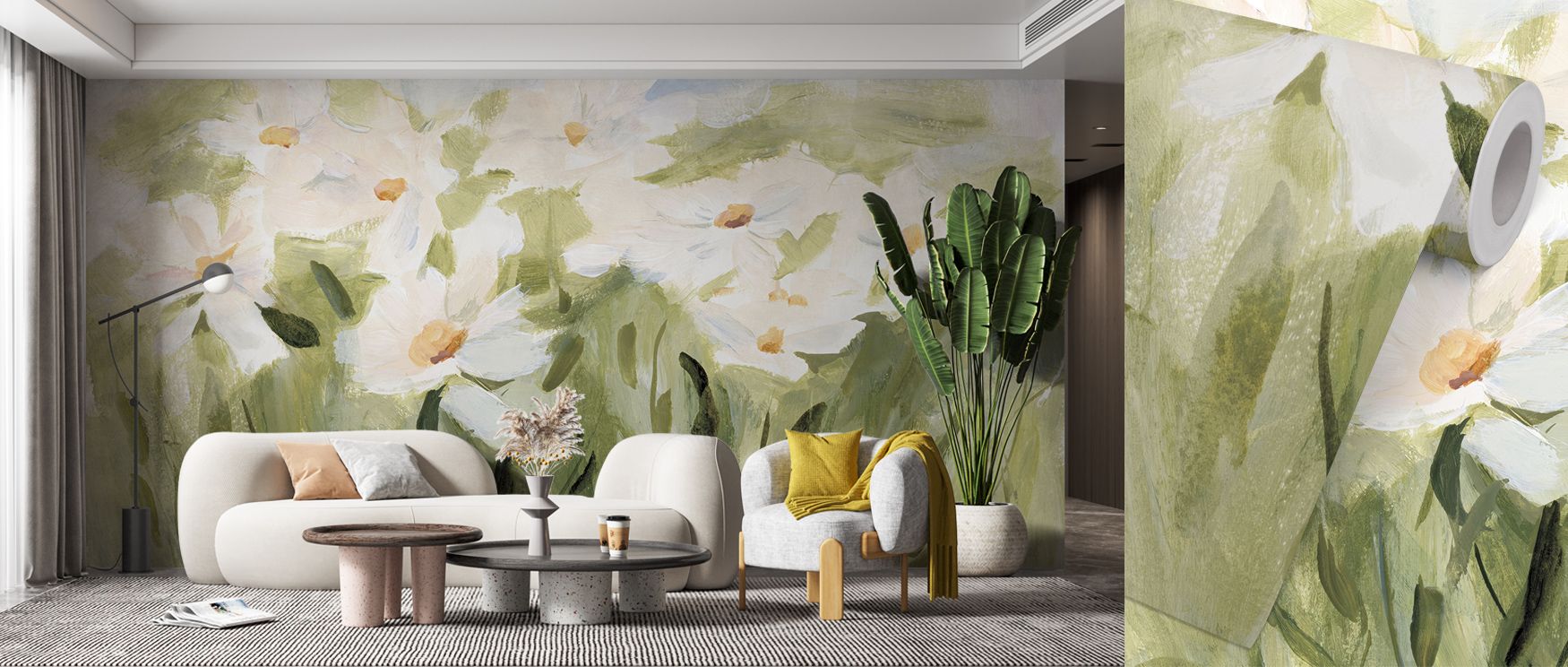 Through radiant artistry, Daisy Meadow Wallpaper creates cheerful rhythm that enriches interiors with charm. Its design enhances bedrooms and living rooms with floral grace, sustaining atmosphere of brightness and calm. Interiors glow under its vitality, 