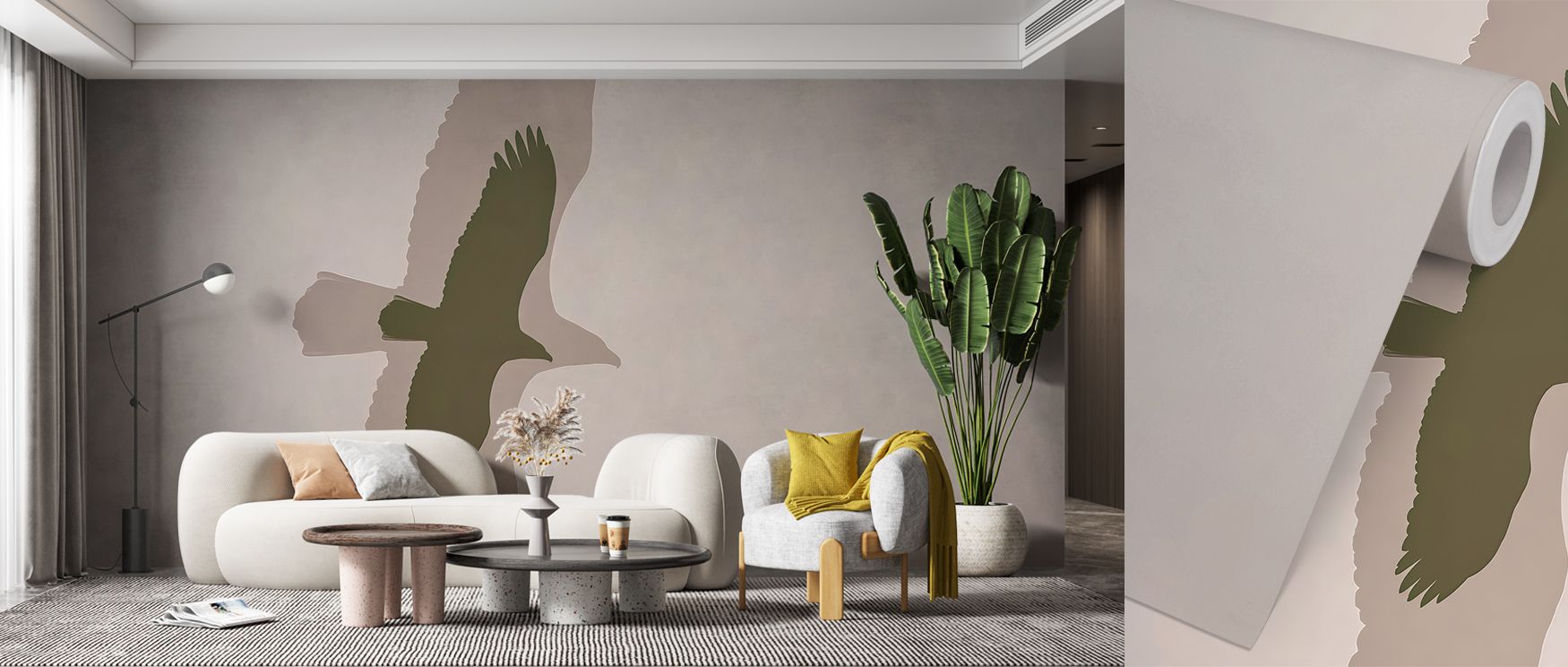 Double Eagle Wallpaper reflects regal beauty through symmetrical eagle motifs layered in bold rhythm. Its artistry enriches bedrooms and offices with refinement. Interiors glow with grandeur, sustaining atmosphere of cultural pride and sophistication thro