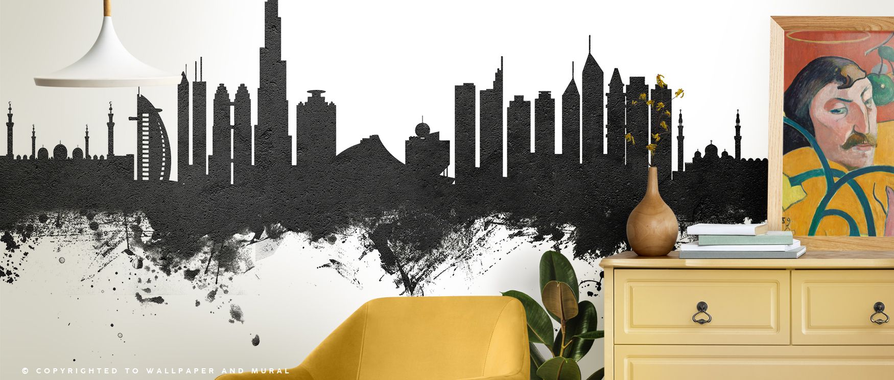 Dubai Skyline Black & White Wallpaper sustains urban pride with luminous monochrome artistry. Its design enriches bedrooms and offices with metropolitan refinement. Interiors glow in sophistication, sustaining timeless charm and cultural balance across wa