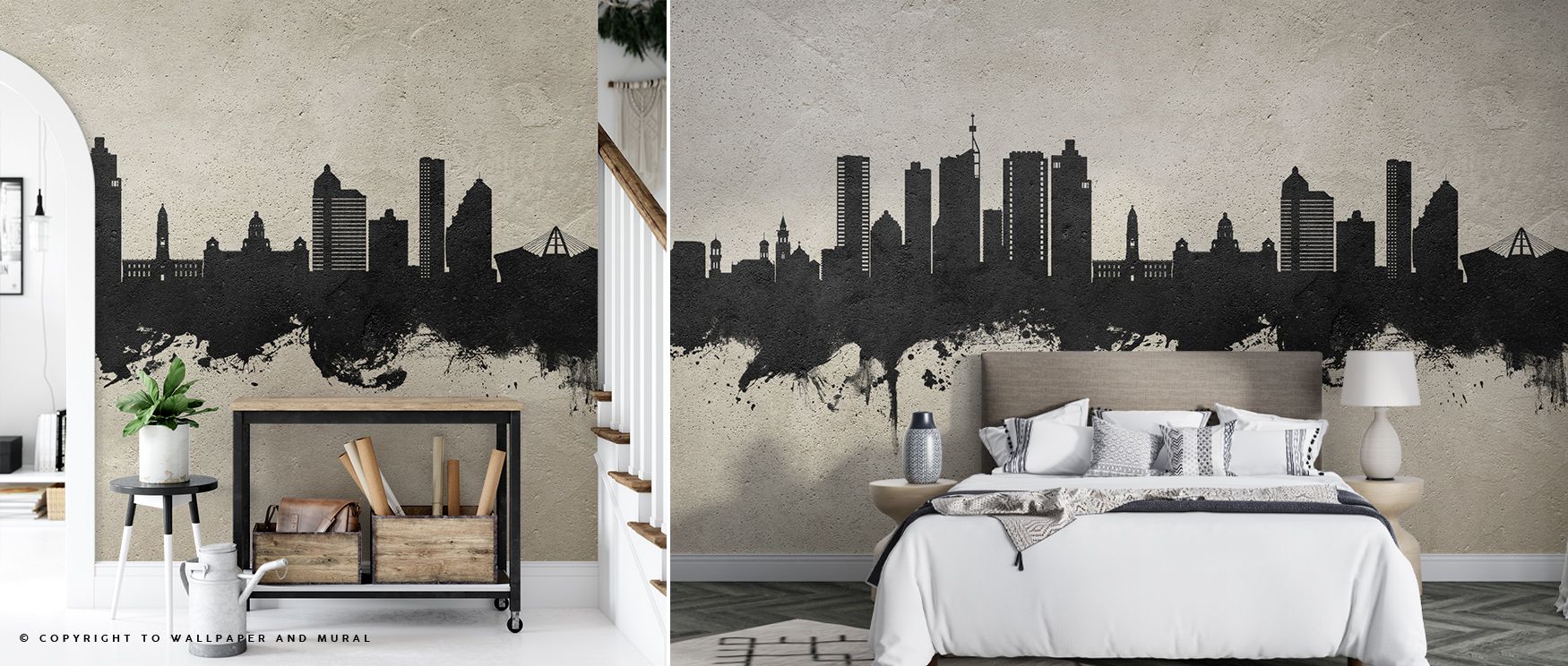 Durban Skyline Concrete Wallpaper layers interiors with muted tones shaped in architectural artistry. Its design sustains metropolitan refinement, enriching bedrooms and offices with sophistication. Interiors glow with calm strength, sustaining atmosphere