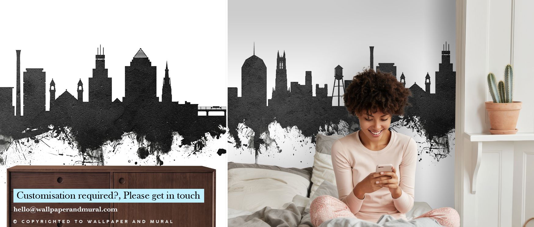 Through bold artistry, Durham Skyline Black & White Wallpaper radiates strength and refinement. Its design enhances bedrooms and living rooms with timeless metropolitan elegance. Interiors glow in calm rhythm, sustaining atmosphere of sophistication and c