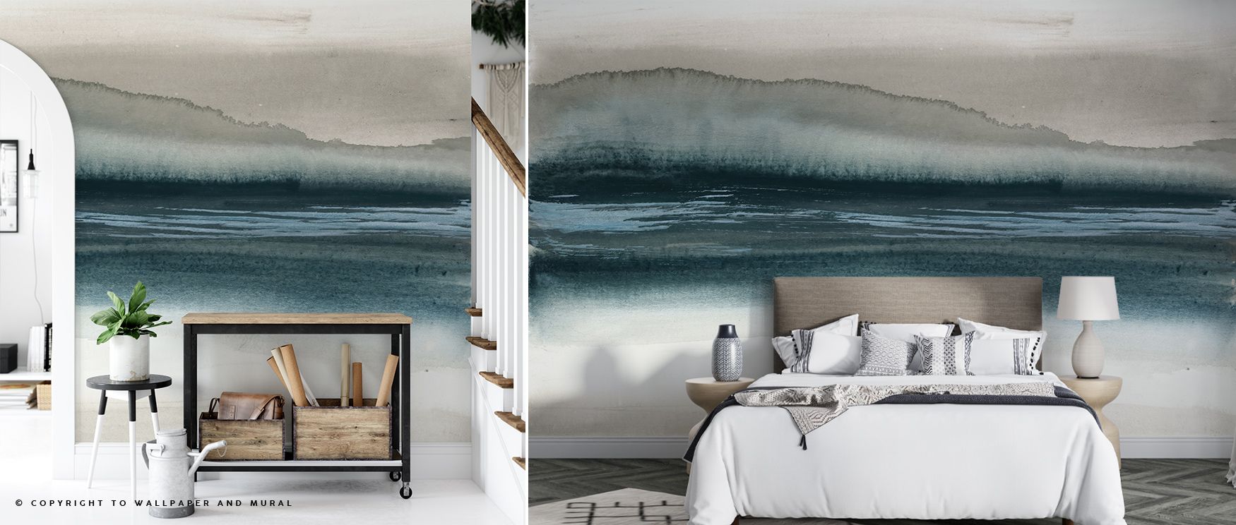 End Of Day Wallpaper conveys calm presence through muted artistry arranged in soft rhythm. Its design enriches bedrooms and living rooms with refinement. Interiors glow in timeless charm, sustaining atmosphere of tranquility and sophistication across spac