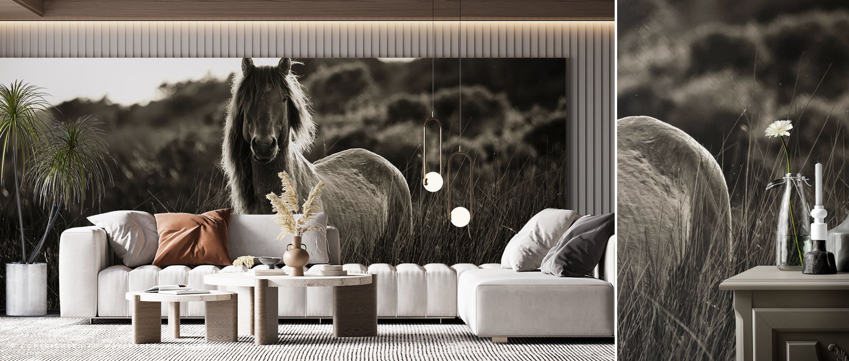 Evening Glow Wallpaper conveys refinement through twilight tones layered in soft artistry. Its design enriches bedrooms and living rooms with vitality. Interiors glow with charm, sustaining atmosphere of relaxation and timeless sophistication. 