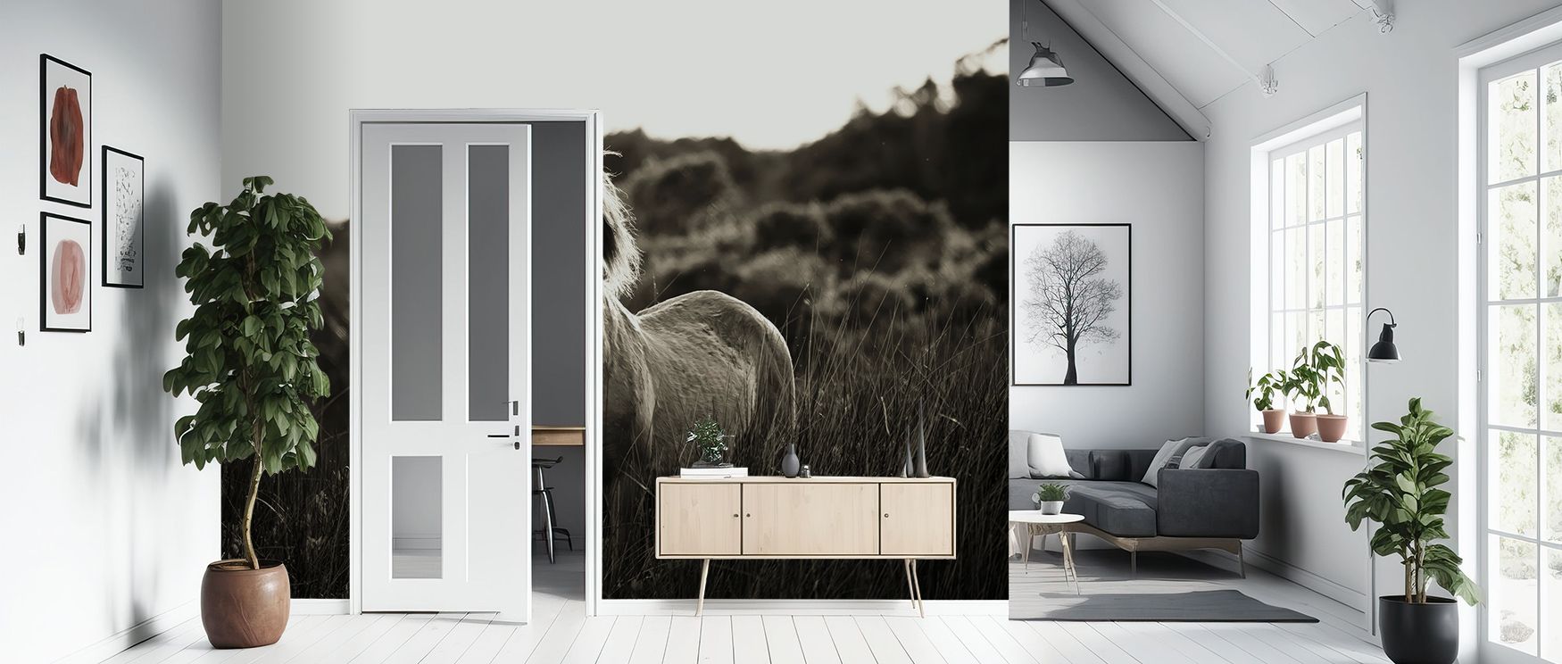 Evening Glow Wallpaper layers interiors with twilight tones shaped in flowing balance. Its design sustains vitality, enriching bedrooms and living rooms with refinement. Interiors glow with charm, thriving in timeless serenity and sophistication. 