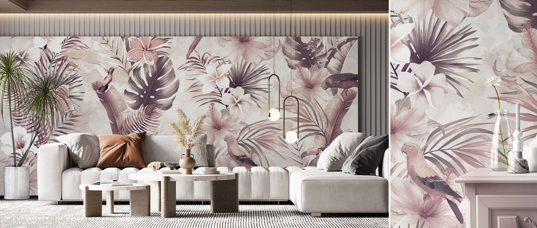 Artistic resonance defines the Exotic Vibes Wall Mural as patterns enrich interiors with balance, enhancing restful bedrooms or creative offices with atmosphere, decorative resonance, and cultural refinement that glow with timeless artistry. 