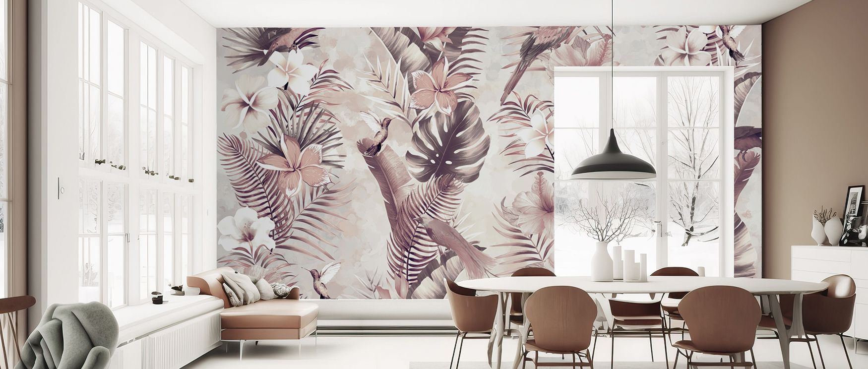 Distinct character enhances the Exotic Vibes Wall Mural as vibrant patterns sustain artistry, enriching restful bedrooms or inviting living rooms with atmosphere, decorative resonance, and cultural sophistication that glow with balance.
