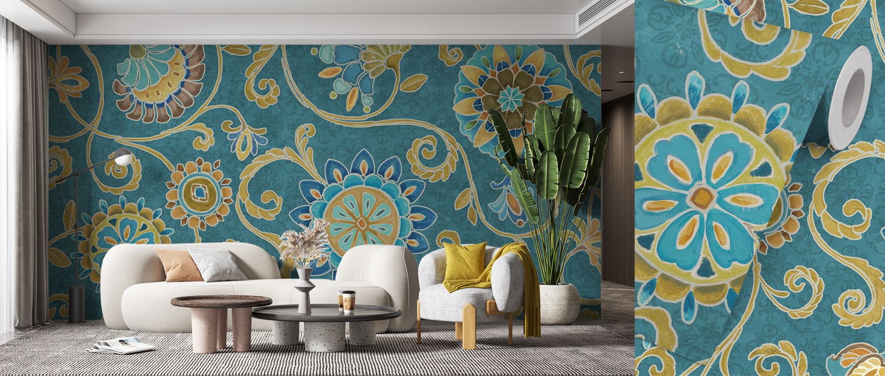 Fall Love Tales Wallpaper conveys autumn vitality through glowing tones shaped in rhythm. Its design enriches bedrooms and living rooms with refinement. Interiors glow in seasonal charm, sustaining atmosphere of warmth and timeless serenity. 