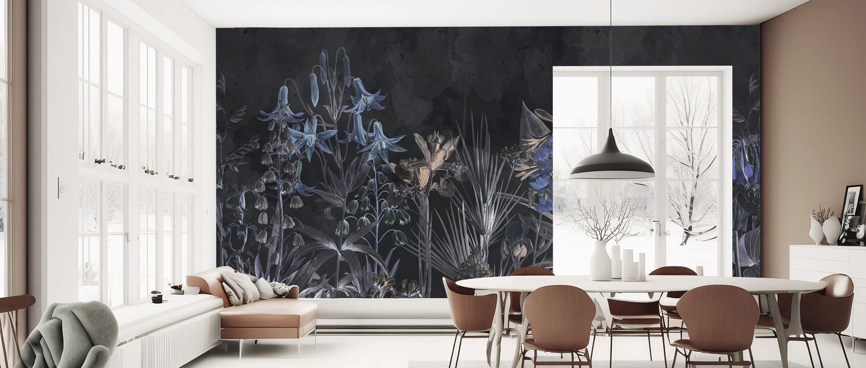 Field of Dreams Dark Blue Wallpaper enriches interiors with deep artistry painted in dark blue hues. Its design sustains refinement, making bedrooms and living rooms glow with calm charm. Interiors thrive in timeless serenity, sustaining atmosphere of ele