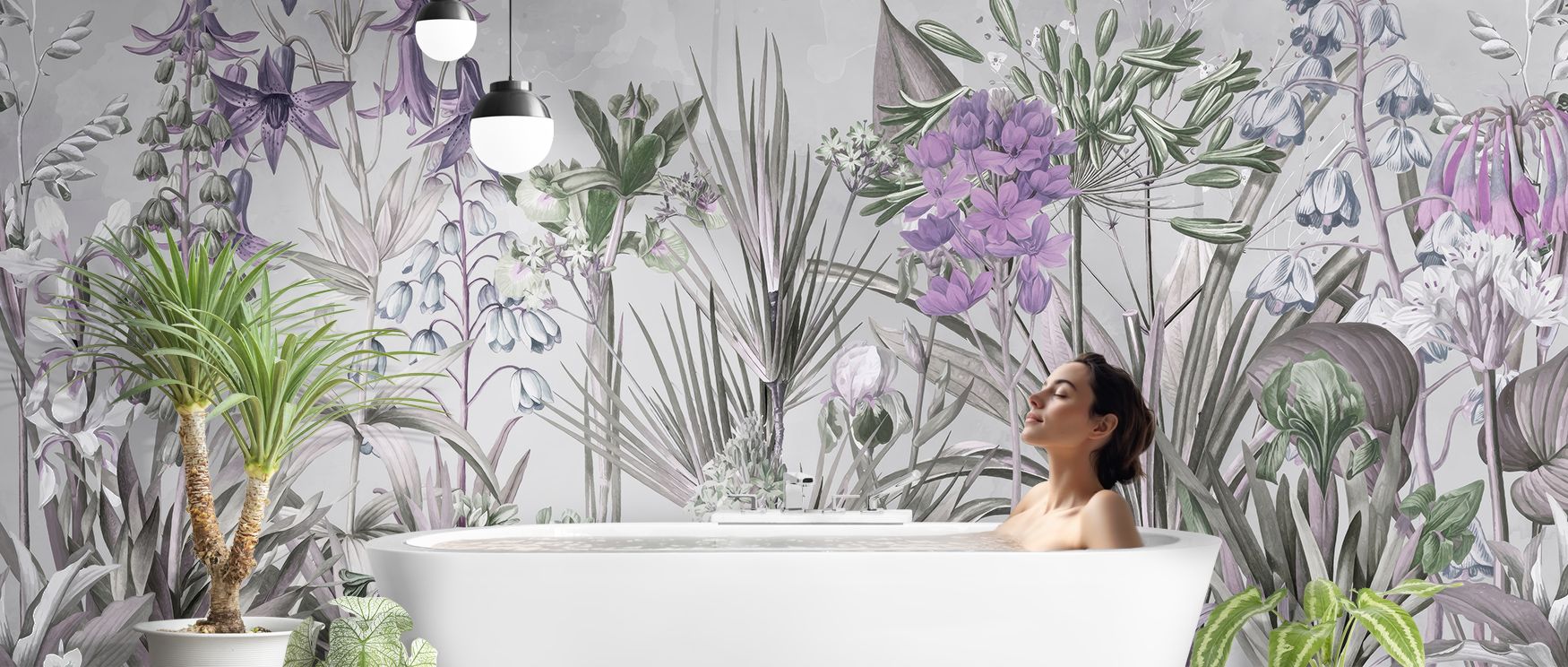 Field of Dreams Lilac Wallpaper sustains refinement through soft lilac tones layered in flowing artistry. Its design enriches bedrooms and offices with calm charm, sustaining atmosphere of sophistication and serenity. Interiors glow with timeless presence
