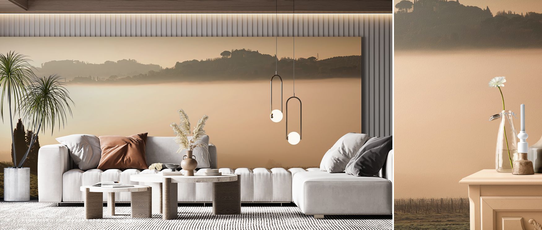 Foggy Grapes Wallpaper sustains natural charm with muted forms layered in rhythm. Its artistry enriches bedrooms and offices with serenity. Interiors glow with timeless presence, sustaining atmosphere of refinement. 
