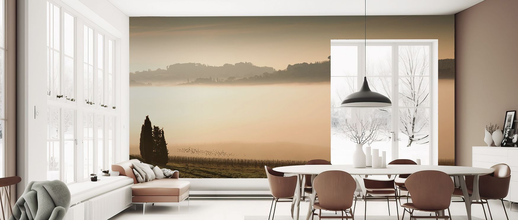 Foggy Grapes Wallpaper enriches interiors with soft clusters shaped in calm rhythm. Its design sustains balance, making bedrooms and living rooms glow in serenity. Interiors thrive in timeless refinement, sustaining atmosphere of charm and natural vitalit
