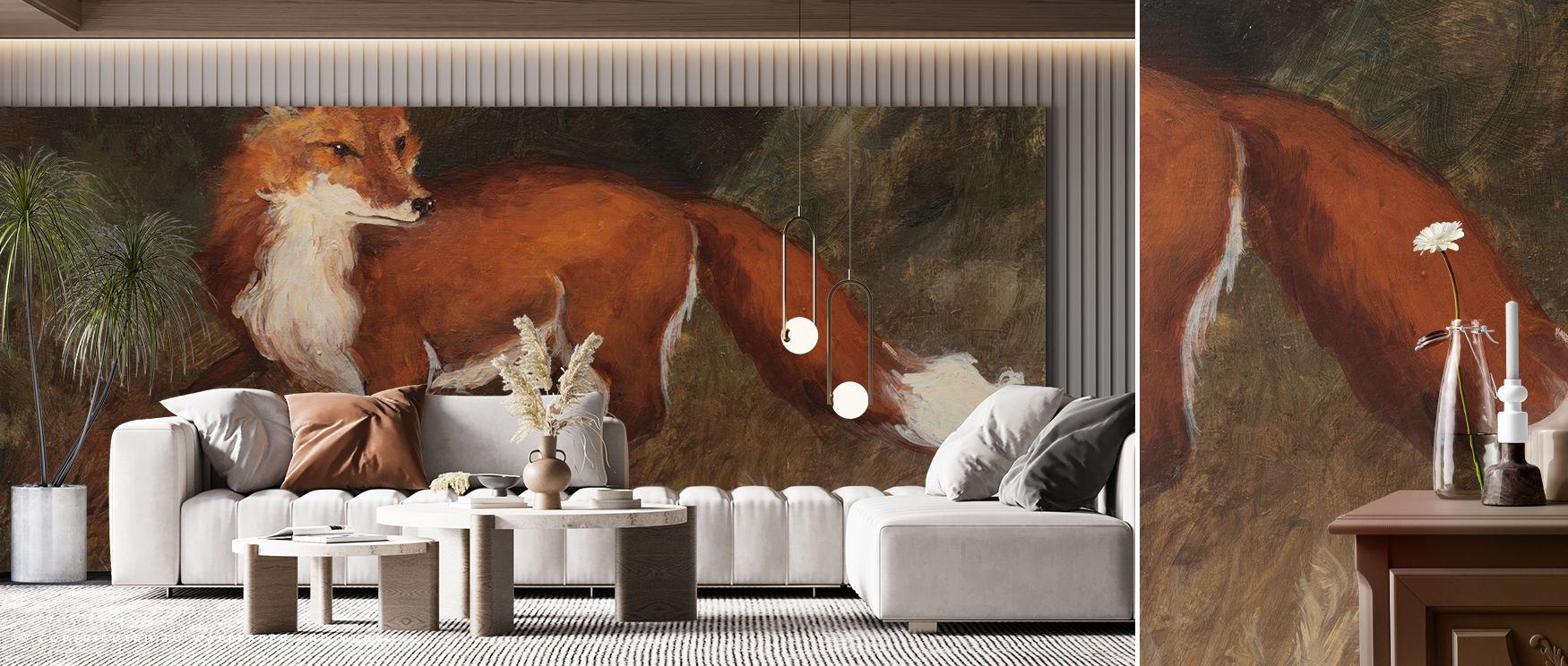 Forest Fox Wallpaper sustains whimsy with motifs painted in lively rhythm. Its artistry enriches bedrooms and offices with refinement. Interiors glow with timeless vitality, sustaining atmosphere of whimsical sophistication. 