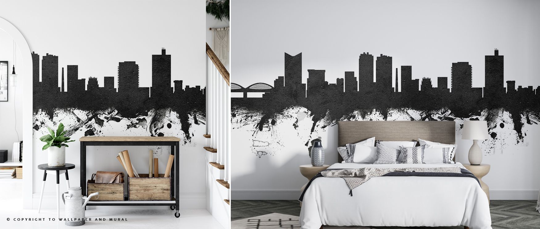 Through monochrome artistry, Fort Worth Skyline Black & White Wallpaper reflects urban refinement with silhouettes painted in rhythm. Its design enhances bedrooms and living rooms with sophistication. Interiors glow in timeless charm, sustaining atmospher