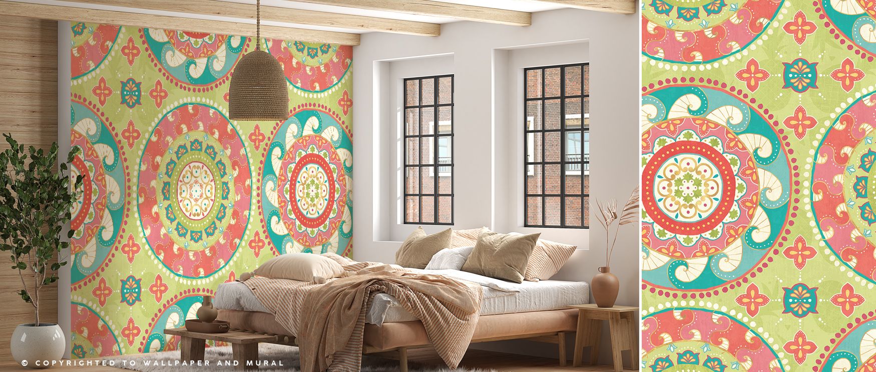 Fun in the Sun VII Wallpaper sustains refinement with radiant patterns layered in colorful artistry. Its design enriches bedrooms and offices with charm. Interiors glow in timeless vitality, sustaining atmosphere of cheerfulness and balance. 