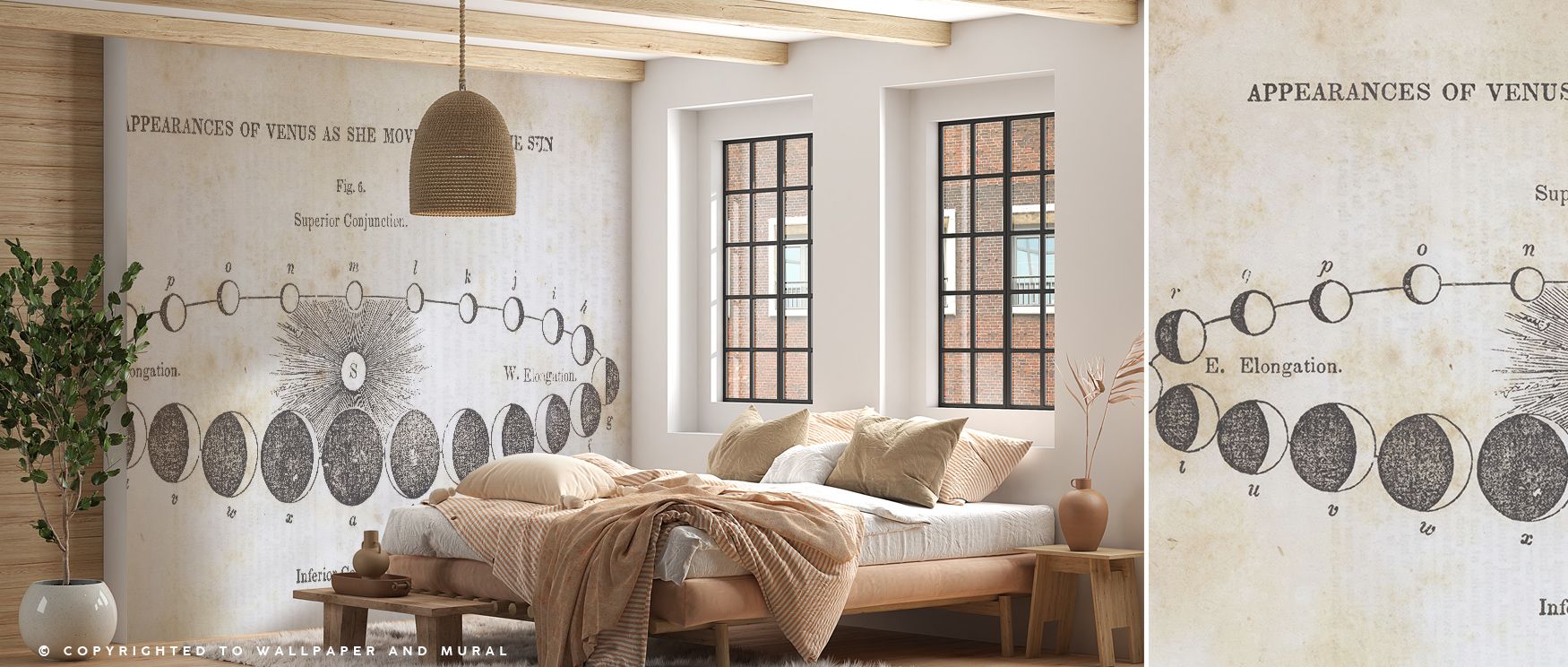 Geography of the Heavens II Wallpaper sustains refinement with constellations shaped in luminous artistry. Its design enriches bedrooms and offices with serenity. Interiors glow in timeless balance, sustaining atmosphere of celestial wonder and sophistica