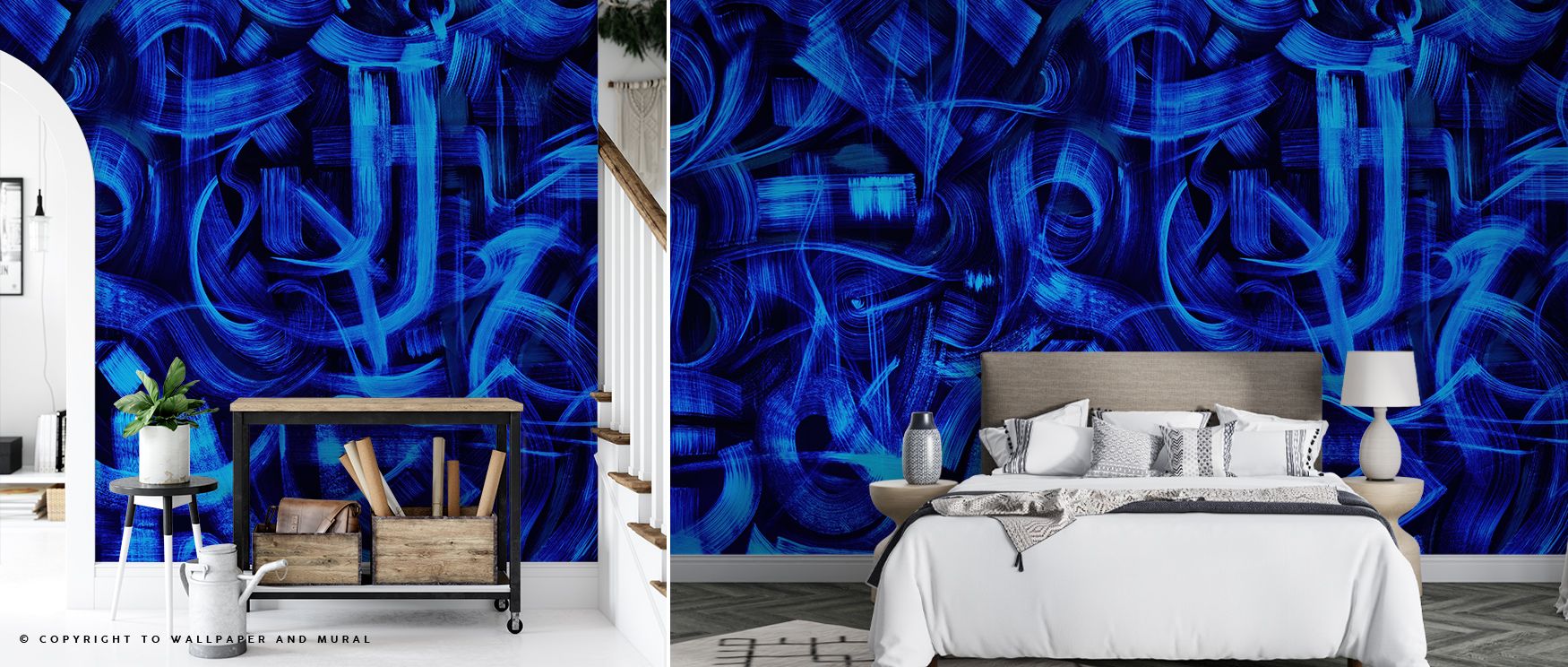 Through expressive artistry, Gestures Intense Blue Wallpaper reflects creative energy with bold tones painted in harmony. Its design enhances bedrooms and living rooms with refinement. Interiors glow with timeless charm, sustaining atmosphere of vitality 