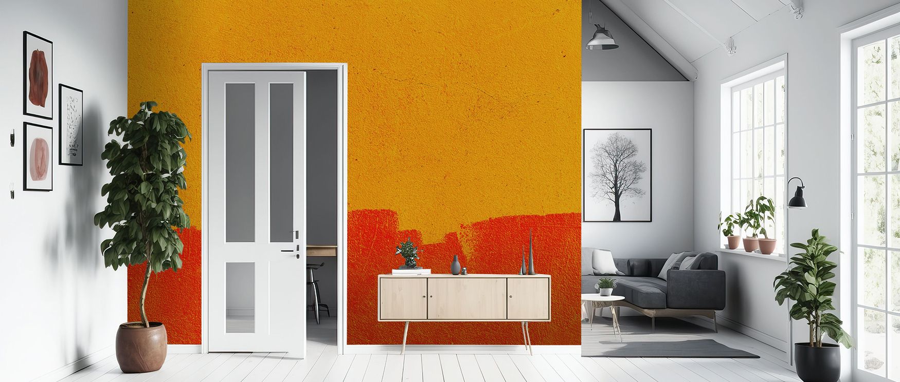 Curves stretch within the Heat Wave Wallpaper across tonal shading, surrounding bedrooms or living rooms with balanced vitality, enriching interiors with atmosphere shaped by calm artistry, sustaining decorative rhythm rooted in flowing design expressed i