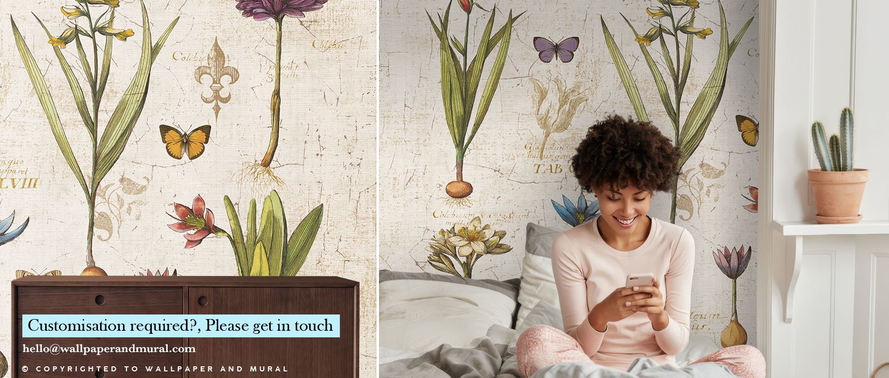 Through soft shading, the Histoire Naturelle V v2 Wallpaper depicts organic motifs aligned in balance, surrounding bedrooms or living rooms with calm decorative charm, enriching interiors with artistry shaped in timeless botanical rhythm sustained gently.