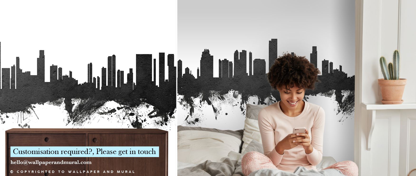 Heritage strength flows in the Honolulu Hawaii Skyline Black & White Wallpaper where rooftops stretch across tonal depth, surrounding bedrooms or living rooms with calm decorative elegance, enriching interiors with artistry shaped by cultural refinement s