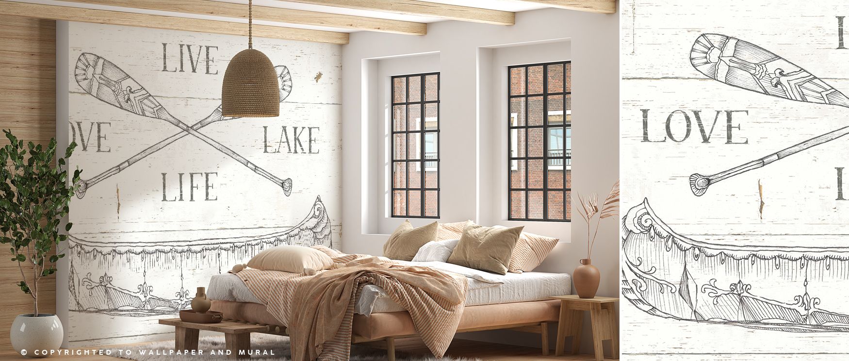 Through fluid artistry, Lake Sketches III Wallpaper unveils imagery reminiscent of serene lakesides, capturing nature’s softness in flowing lines that enrich walls with tranquility, transforming bedrooms or living rooms into calming sanctuaries where refl