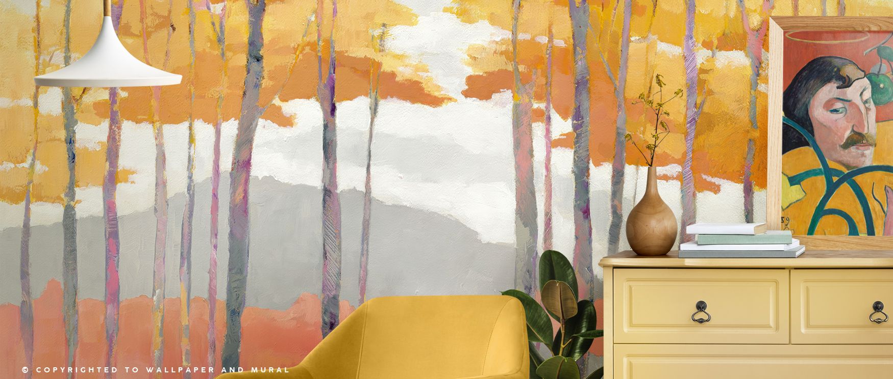 Natural textures emerge in Late Wood Wallpaper, where layered wood-inspired lines bring grounded warmth into living rooms or intimate bedrooms, offering calm serenity and organic artistry that enhances interiors with warmth, character, and atmosphere root