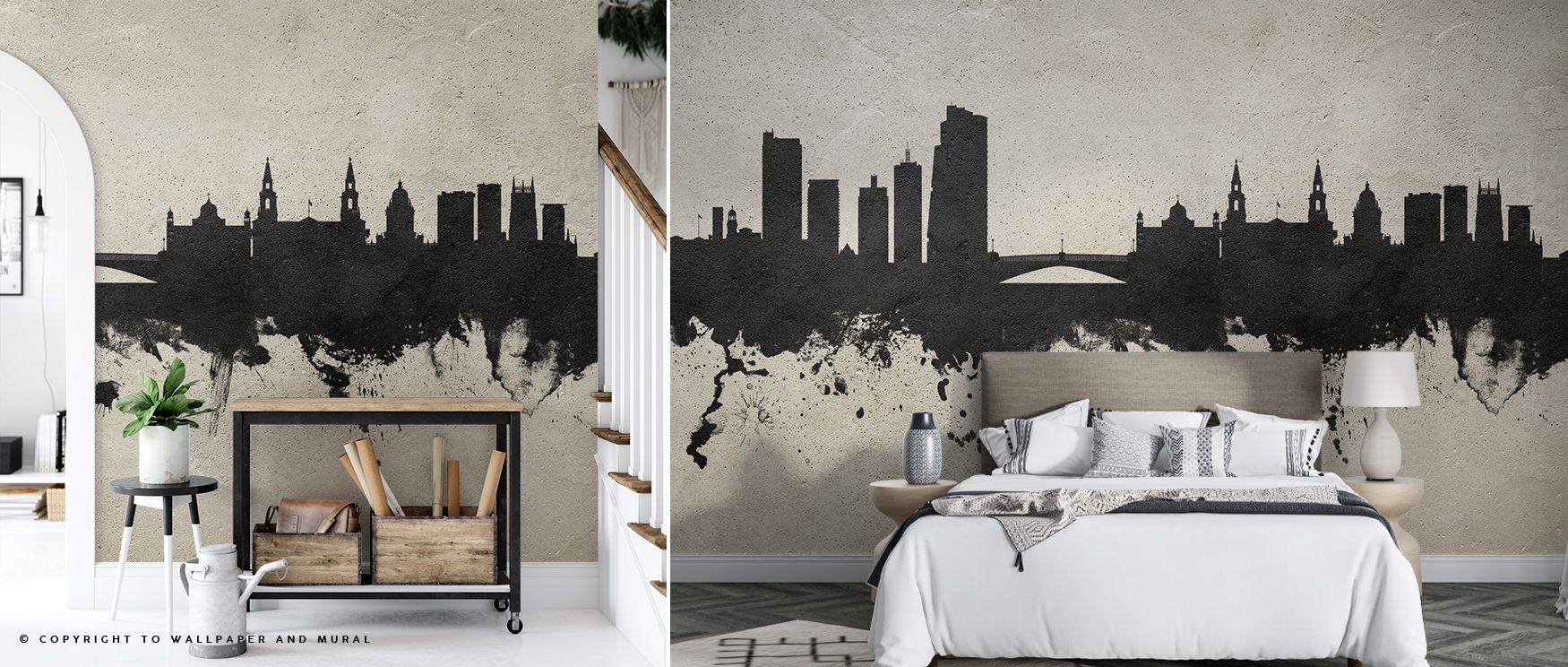 Across its surface, Leeds England Skyline Concrete Wallpaper emphasizes heritage artistry, with engraved textures adding depth and balance, enriching restful bedrooms or stylish offices with cultural sophistication and rustic atmosphere that radiates arch