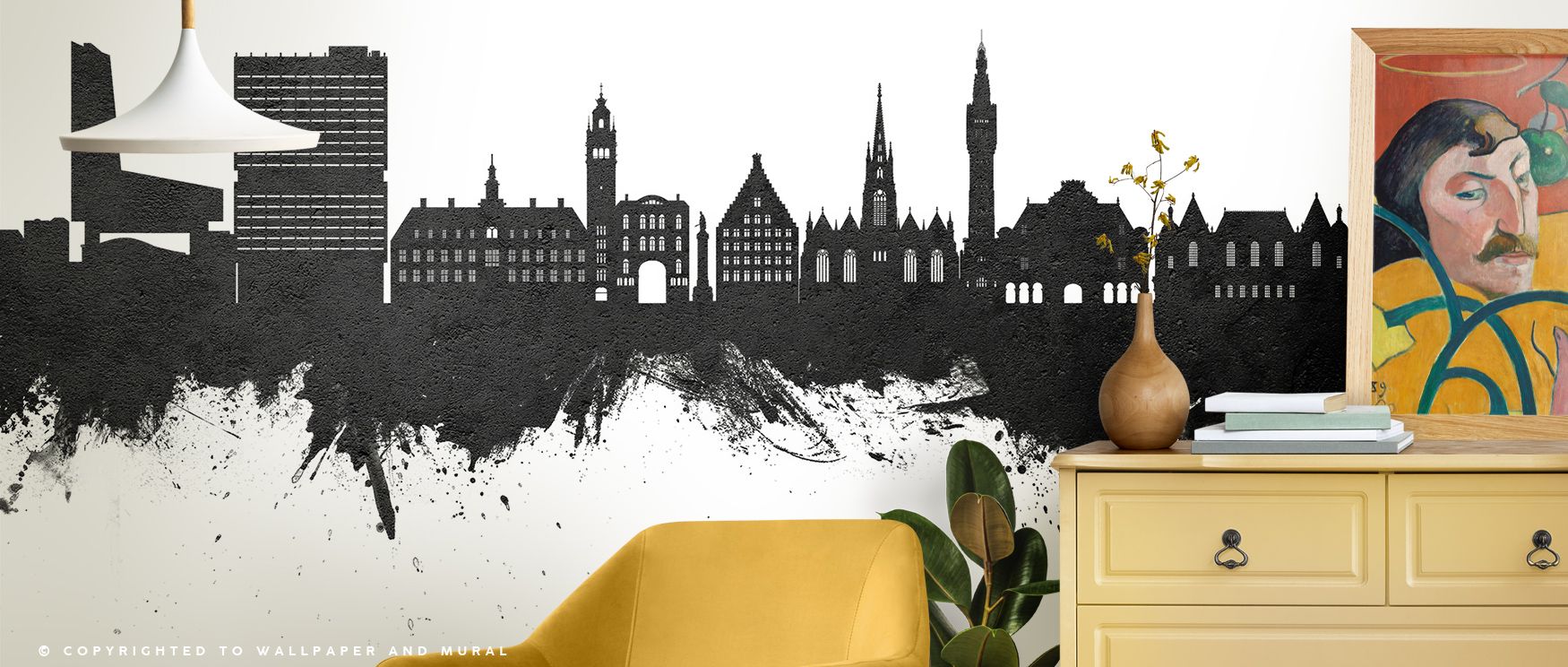 Across its design, Lille France Skyline Black & White Wallpaper merges minimalist artistry with urban resonance, enriching restful bedrooms or creative offices with cultural sophistication, architectural balance, and decorative refinement that radiates ti