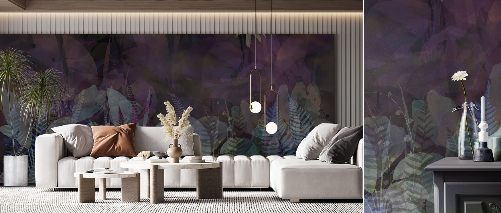 Artistic presence emerges in the Liquid Tropic Wall Mural as tropical patterns sustain rhythm, enriching restful bedrooms or creative offices with atmosphere, decorative refinement, and cultural resonance that glow with sophistication. 