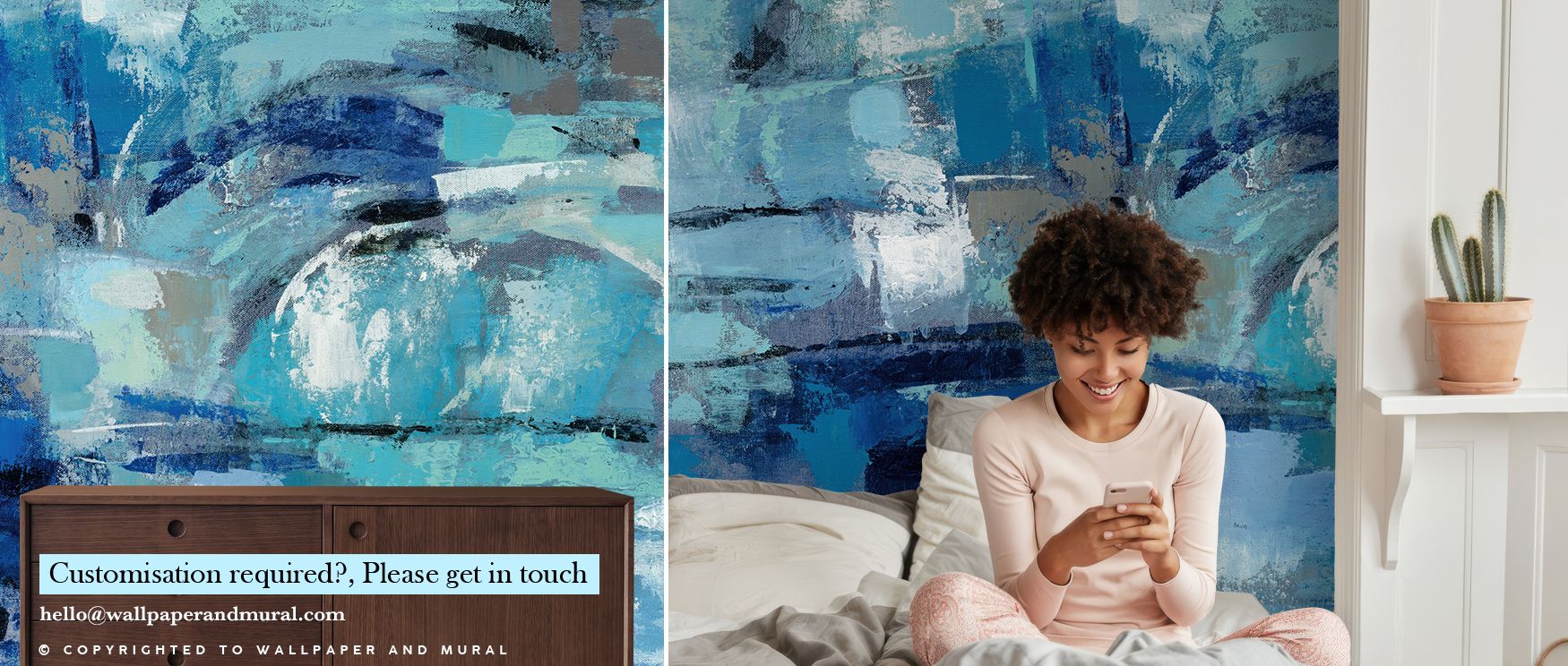 Decorative balance is conveyed in the Marine Dreams Wallpaper as aquatic forms highlight interiors, enriching restful bedrooms or inviting living rooms with atmosphere, cultural artistry, and refinement that glow with timeless sophistication. 