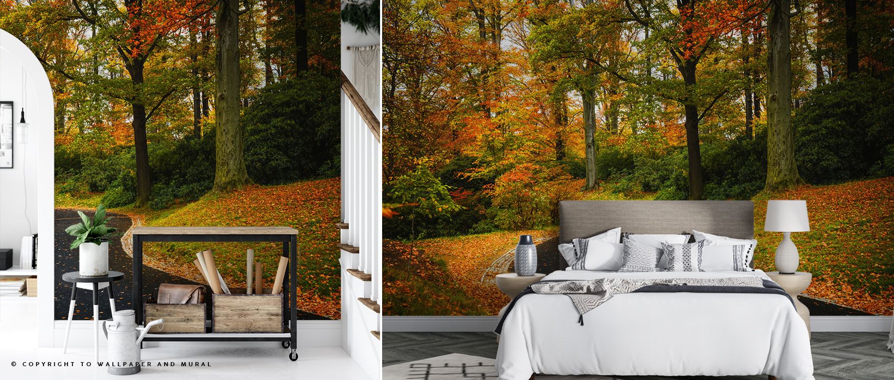 Distinct resonance appears in the Morning Walk in the Park Wallpaper as natural imagery enriches interiors, enhancing restful bedrooms or stylish offices with atmosphere, decorative resonance, and timeless artistry that glow with serenity. 