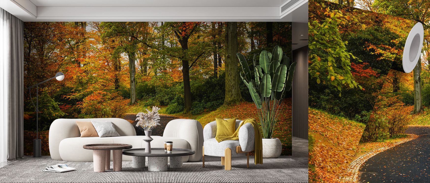 Cultural charm radiates from the Morning Walk in the Park Wallpaper as gentle landscapes enrich design, enriching restful bedrooms or welcoming living rooms with atmosphere, decorative resonance, and cultural refinement that glow with elegance. 