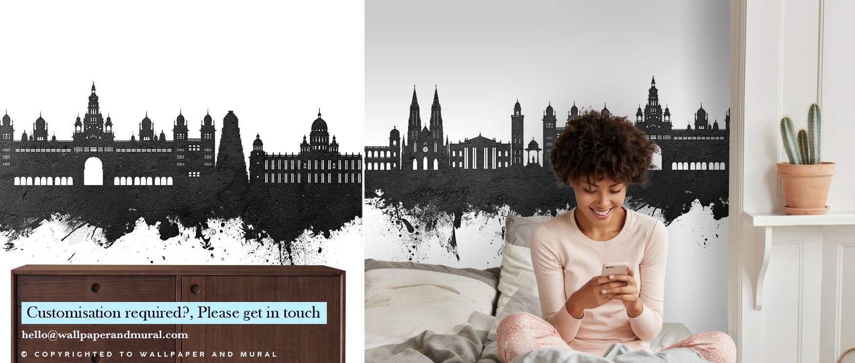 Decorative harmony radiates from the Mysuru Skyline India Wallpaper as architectural motifs sustain rhythm, enriching restful bedrooms or inviting living rooms with atmosphere, cultural resonance, and artistic refinement that glow with elegance. 