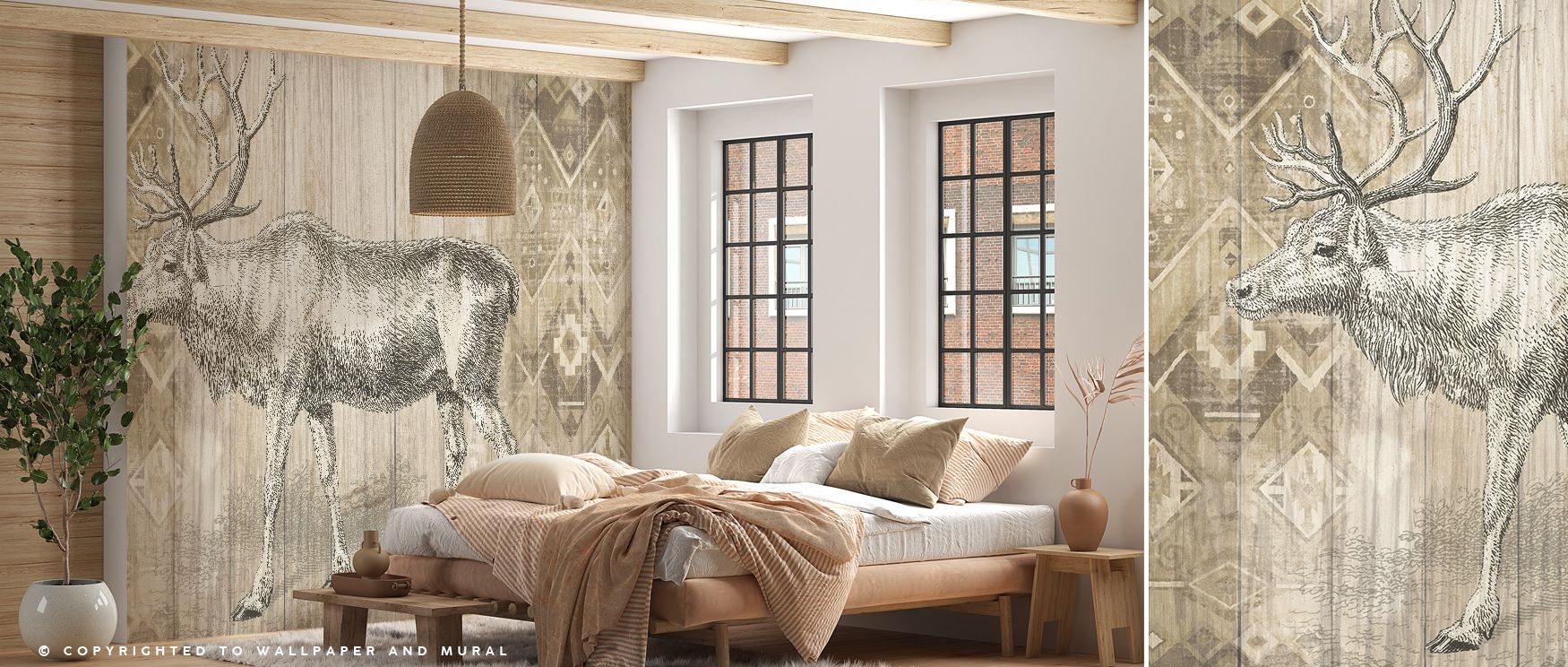 Bold refinement emerges in the Natural History Lodge IX Wallpaper as nature-inspired details enrich surfaces with artistry, enhancing restful bedrooms or lively offices with atmosphere, decorative resonance, and cultural resonance that glow with sophistic