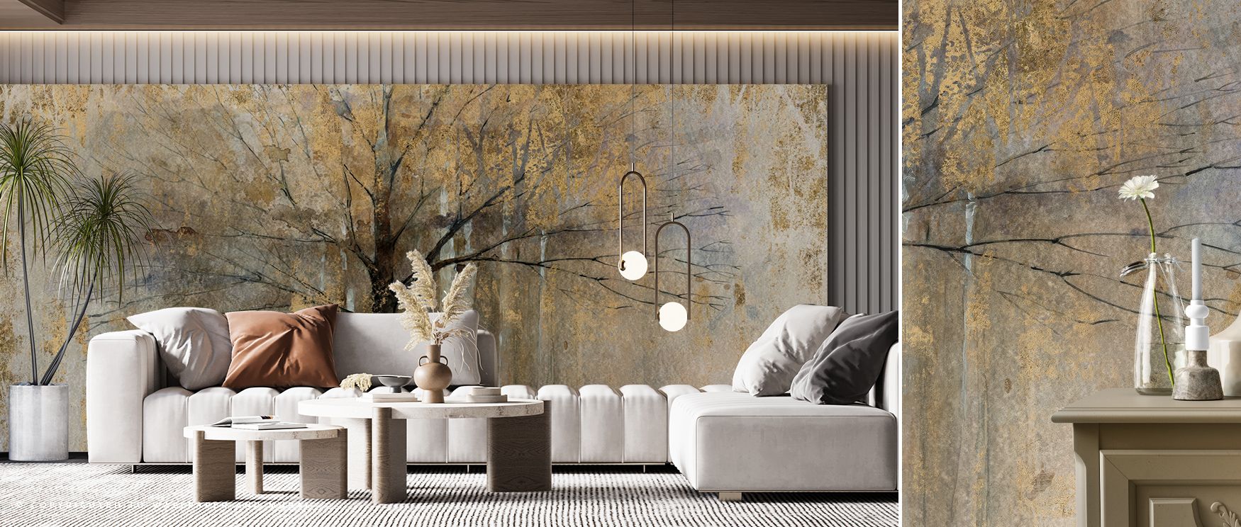 Artistic refinement is displayed in the Open Arms Wallpaper as symbolic imagery enriches design, enriching restful bedrooms or creative offices with atmosphere, cultural resonance, and decorative refinement that glow with serenity. 