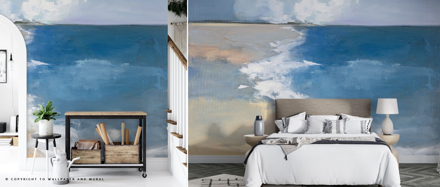 Cultural resonance emerges in the Open Shoreline Wallpaper as shoreline contours sustain artistry, enriching restful bedrooms or welcoming living rooms with atmosphere, decorative refinement, and timeless elegance that glow with calm. 