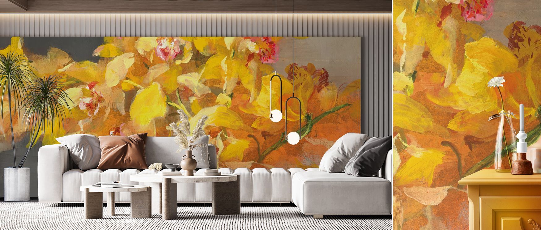 Luminous resonance defines the Orchid Dreaming Wallpaper as blossoms sustain brilliance, enriching restful bedrooms or lively living rooms with atmosphere, cultural resonance, and decorative refinement that glow with sophistication. 