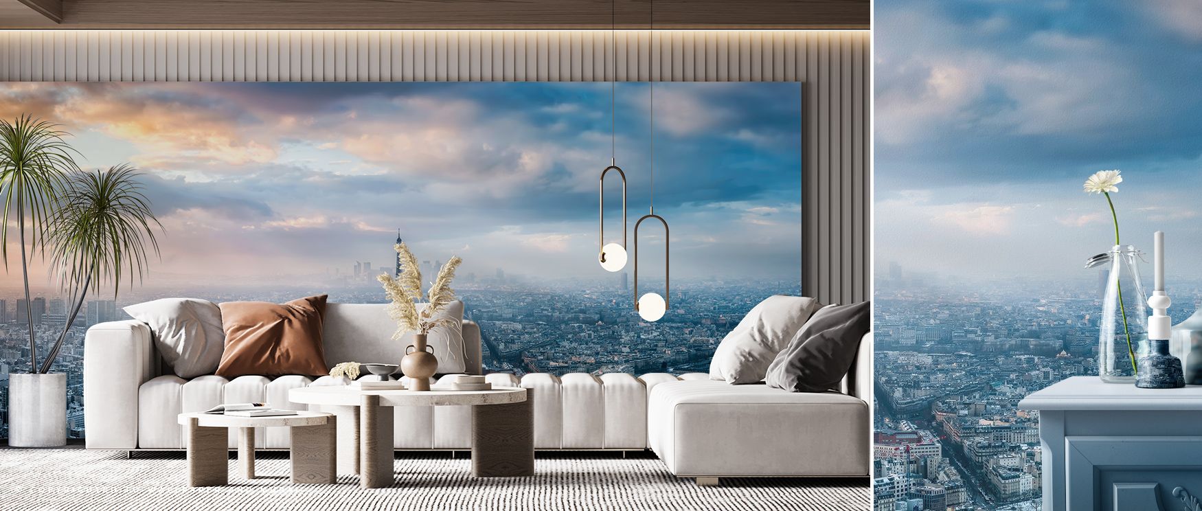 Paris in Winter Wallpaper radiates elegance as snow-laden forms stretch across surfaces. Its atmospheric depth enhances interiors with calm, giving bedrooms or lounges timeless sense of serenity and charm.