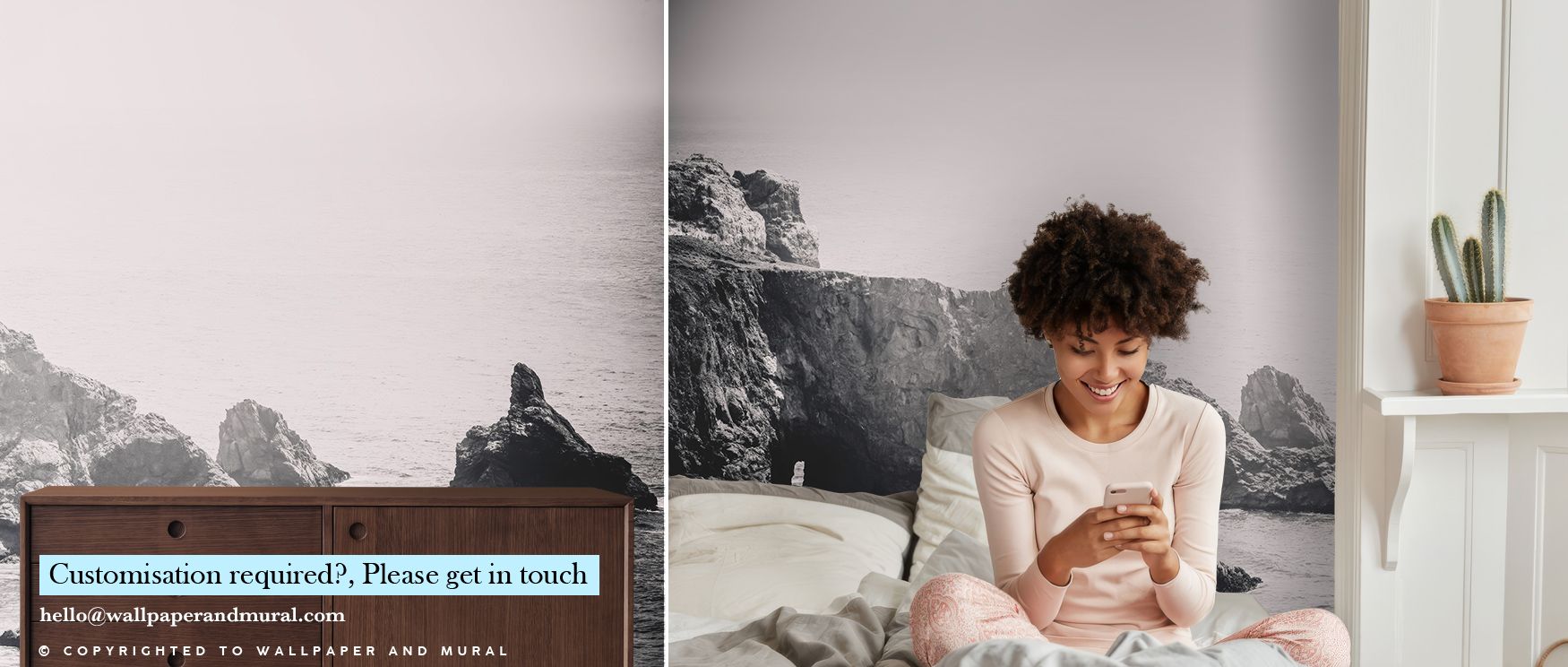 Softly layered hues define Passing Cove Wallpaper, where subtle maritime tones add rhythm. The composition celebrates stillness, enriching walls with poetic depth. Interiors glow with natural beauty, transforming bedrooms or living rooms into peaceful ret