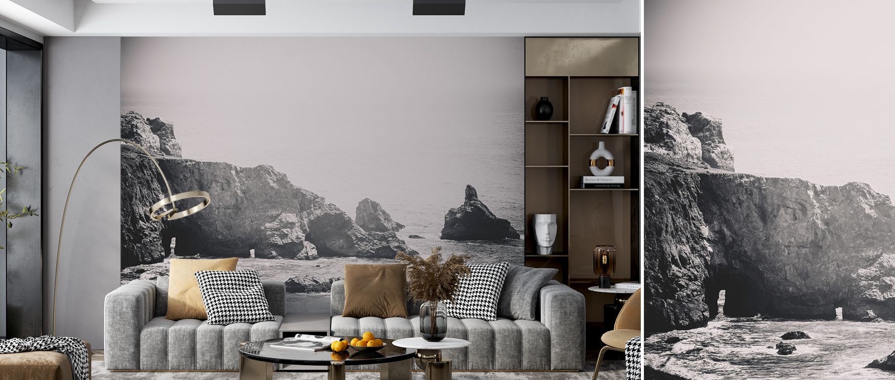 Calm horizons within Passing Cove Wallpaper create rhythm that inspires reflection. Soft tones enhance interiors with balance, filling walls with serenity. Bedrooms or lounges gain peaceful depth, as maritime charm unfolds with quiet artistry and timeless