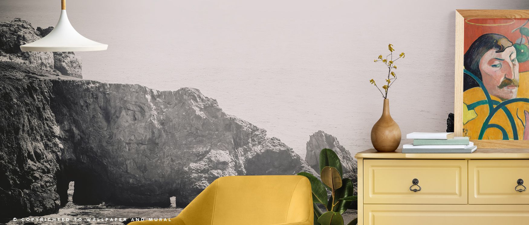 Passing Cove Wallpaper offers serene rhythm as waves and skies merge into continuity. The imagery brings harmony into interiors, layering tranquility across surfaces. Bedrooms or lounges resonate with maritime calm, filling daily spaces with soft beauty t