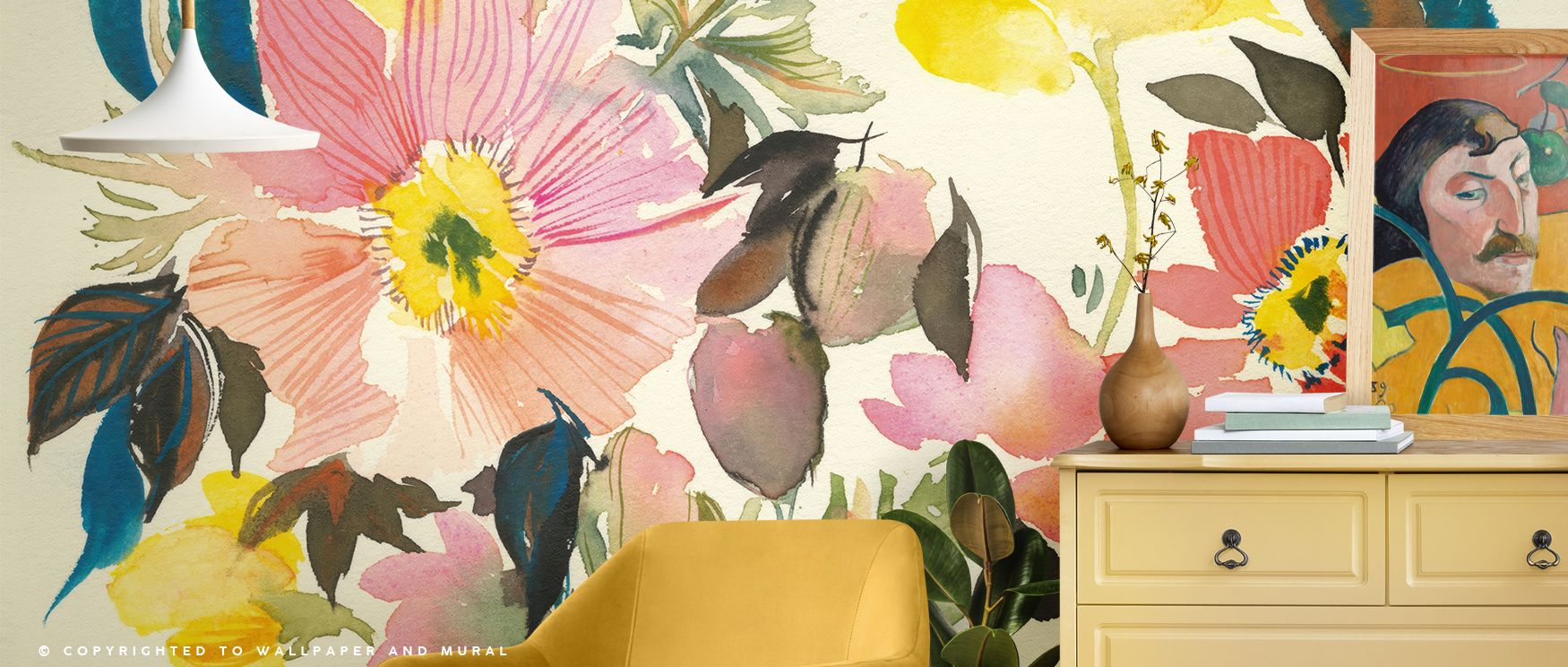 Through blossoms in pastel tones, Pastel Garden Wallpaper carries calm rhythm across walls. Its imagery enriches interiors with elegance, giving bedrooms or lounges atmosphere of composure where floral beauty thrives in quiet artistic detail.