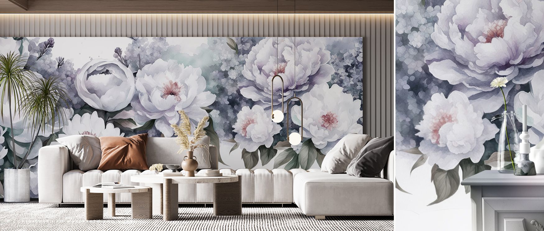 Timeless elegance radiates through Peony Melody Romantic Wallpaper as blossoms align in natural rhythm. The layered petals bring depth, filling interiors with floral charm. Bedrooms or lounges glow with atmosphere of balance and grace, where blossoms embo