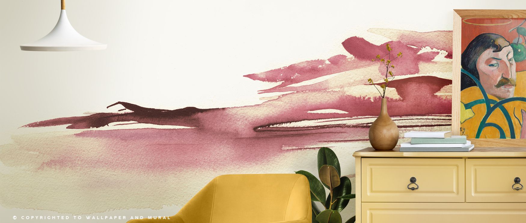 The Pink Sunset Wallpaper radiates serenity through pink tones that flow with harmony. Its imagery enriches interiors with natural beauty, offering bedrooms or living rooms retreats filled with balance and quiet charm. Walls glow with artistry, creating a