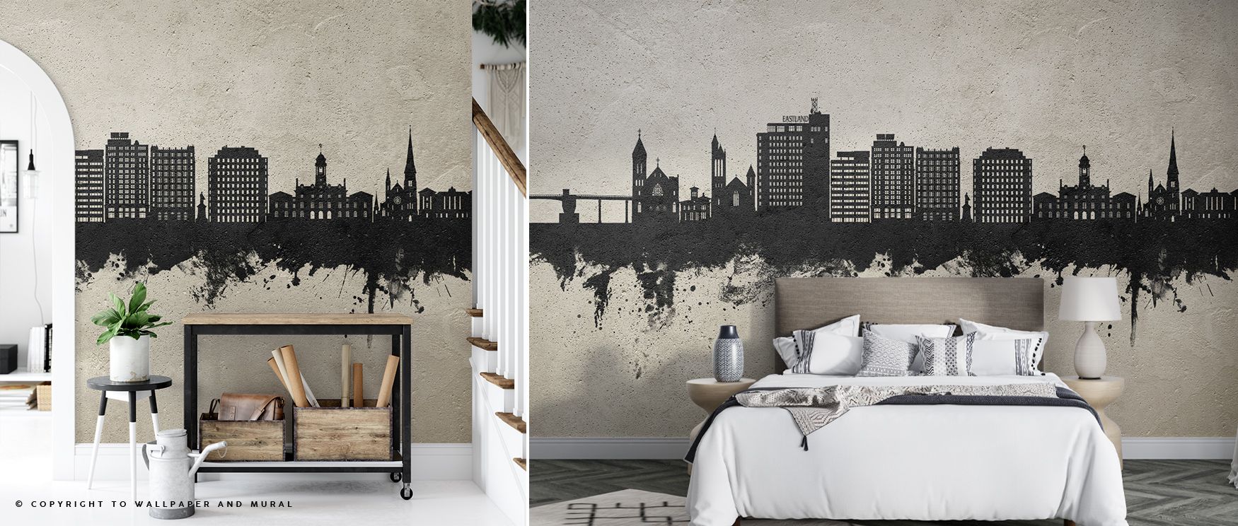 Every contour of Portland Maine Skyline Concrete Wallpaper suggests strength as buildings rise across muted tones. Its imagery enhances interiors with heritage charm, filling bedrooms or lounges with atmosphere of composure. Surfaces glow with refinement,
