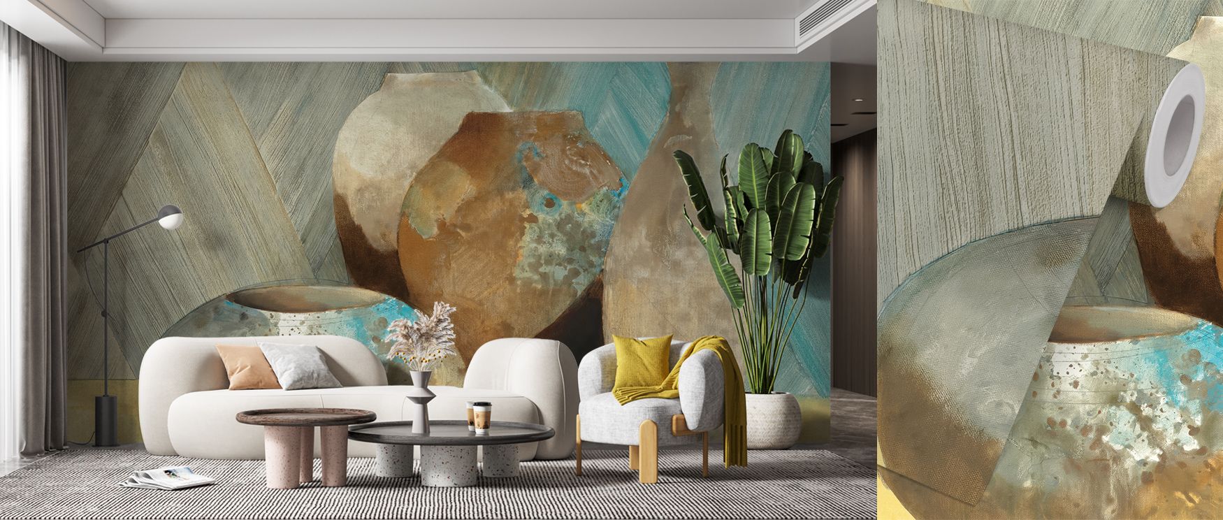Raku Study III Wallpaper reflects artistry of tradition where patterns align across textured imagery. Its design enriches interiors with vibrancy, filling bedrooms or lounges with cultural resonance. Walls glow with composure, shaping retreats enriched by