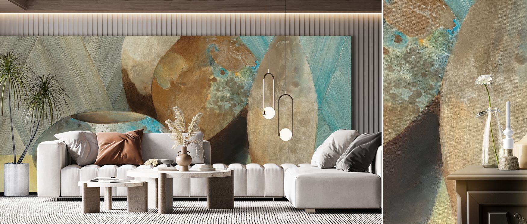 Every motif of Raku Study III Wallpaper reveals vibrancy as pottery forms radiate across imagery. The design enriches interiors with balance, filling bedrooms or dining rooms with composure. Walls glow with artistry, shaping poetic retreats enriched by cu