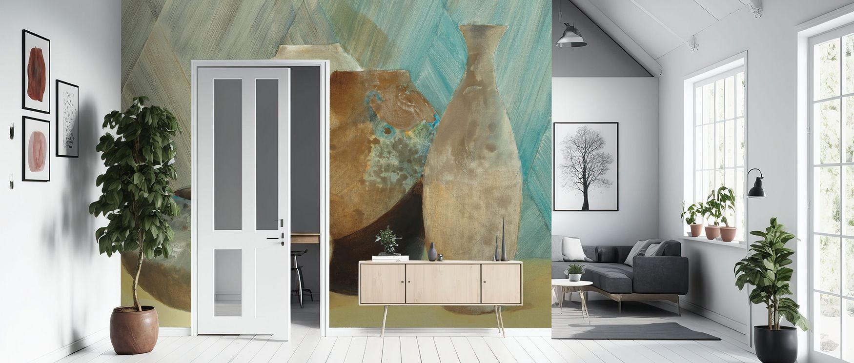 Raku Study III Wallpaper thrives on decorative rhythm where pottery motifs expand in balance. Its imagery enriches interiors with cultural refinement, turning bedrooms or living rooms into sanctuaries of artistry. Surfaces glow with composure, shaping ret