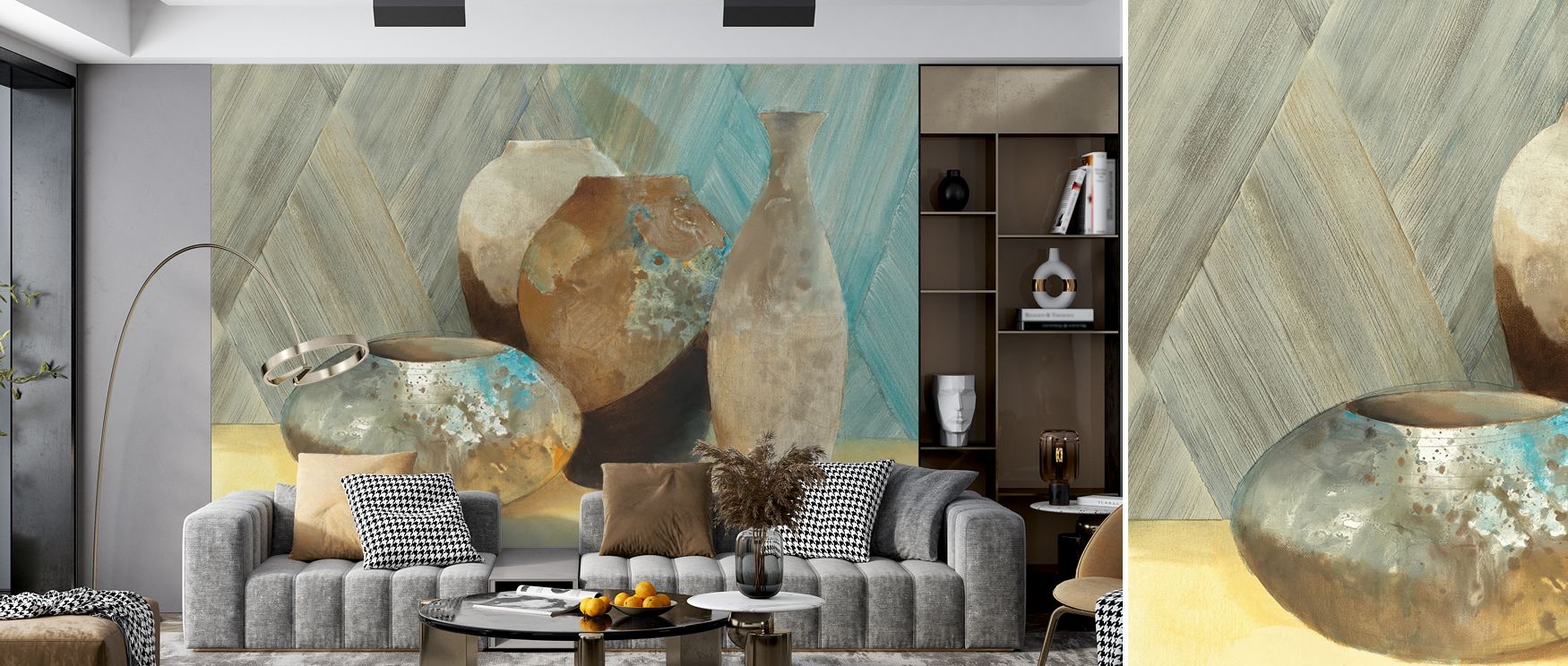 The imagery of Raku Study III Wallpaper radiates artistry as pottery forms expand across balanced tones. Interiors glow with cultural resonance, filling bedrooms or living rooms with composure. Walls glow with artistry, creating retreats enriched by rhyth
