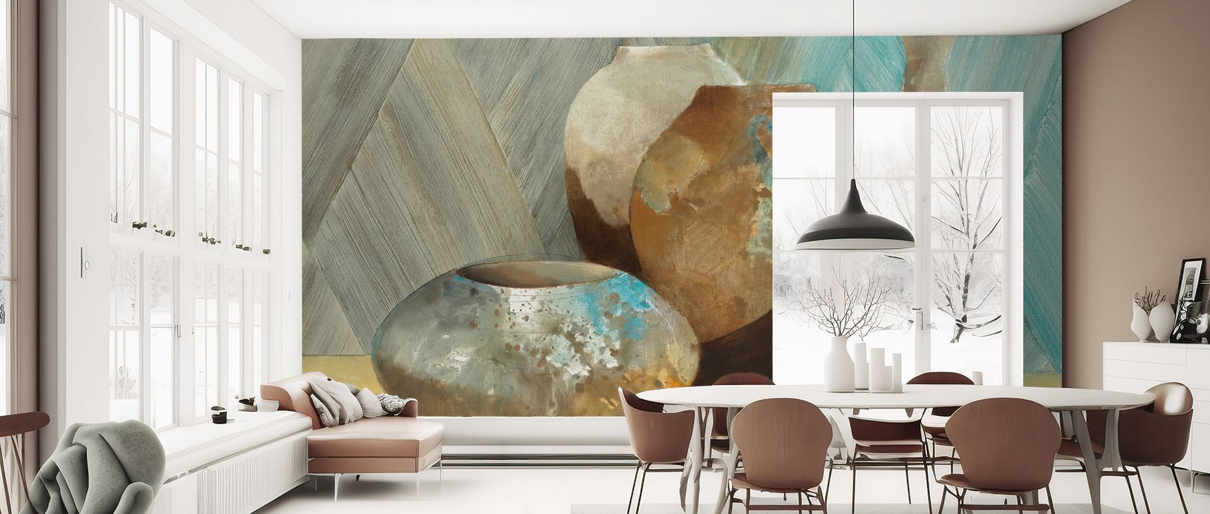 The Raku Study III Wallpaper embodies rhythm of tradition where motifs repeat in textured imagery. Interiors glow with artistry, enriching bedrooms or dining rooms with cultural charm. Surfaces glow with composure, shaping retreats enriched by vibrancy, b