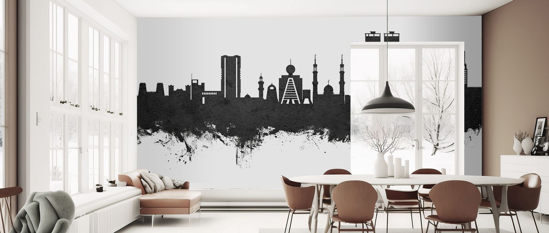 The imagery of Ras Al Khaimah Skyline Black & White Wallpaper radiates refinement as silhouettes emerge in monochrome clarity. Interiors glow with sophistication, filling bedrooms or living rooms with balance. Surfaces glow with artistry, shaping retreats